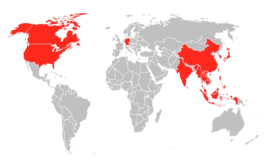Map of Prudential Tower in Singapore